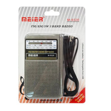 Cargar imagen en el visor de la galería, Radio Portatil De Bolsillo AM/FM 3 Bandas M-9320