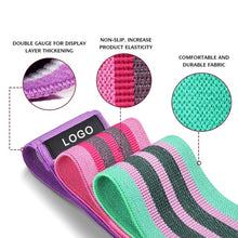 Cargar imagen en el visor de la galería, Bandas Elástica Ejercicio De Resistencia Por 3