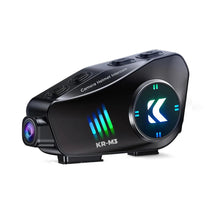Cargar imagen en el visor de la galería, Intercomunicador Con Cámara Para Moto Bluetooth KR-M3 + Micro SD