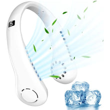 Cargar imagen en el visor de la galería, Aire Acondicionado De Cuello Ventilador Portatil Blanco