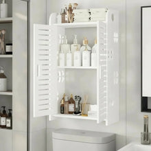 Cargar imagen en el visor de la galería, Mueble Organizador Pared Multiuso 3 Niveles Blanco YH6506