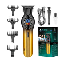 Cargar imagen en el visor de la galería, Maquina Afeitadora Cortadora Pelo Inalambrica Digital VGR V-921