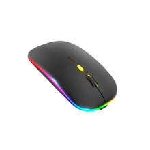 Cargar imagen en el visor de la galería, Mouse Bluetooth Inalámbrico Recargable DPI Ajustable Luz Led
