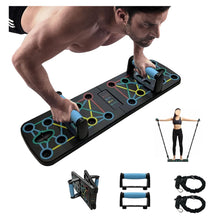 Cargar imagen en el visor de la galería, Tablero Flexiones Multifuncional Portátil + Bandas Elásticas