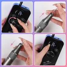 Cargar imagen en el visor de la galería, Drill Pulidor De Uñas SG705 Recargable Inalambrico Amarillo