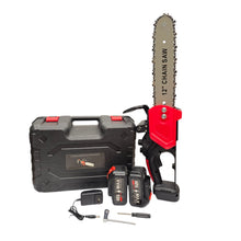 Cargar imagen en el visor de la galería, Motosierra Eléctrica 12 Pulgadas 2 Baterías Recargable 48W