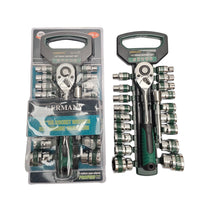 Cargar imagen en el visor de la galería, uego De Copas Y Ratchet 20 Piezas 1/2 Germany XR-20