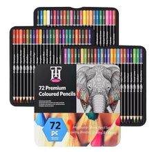 Cargar imagen en el visor de la galería, Set Colores Premium 72 Lapices Arte Profesional