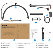 Cargar imagen en el visor de la galería, Lampara Escritorio Giratorio 360° HD-M3X Niveles Luz Ajustables