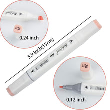 Cargar imagen en el visor de la galería, Marcadores Doble Punta Set 60 Unidades + Libro