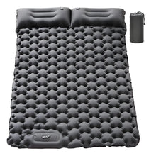 Cargar imagen en el visor de la galería, Colchón Camping Doble Inflador Integrado 198 x 127 x7,62 cm Impermeable IPX6