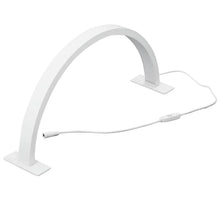 Cargar imagen en el visor de la galería, Lámpara De Escritorio Media Luna Blanca Niveles Luz Ajustables