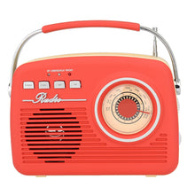Cargar imagen en el visor de la galería, Radio Retro SuperSonic Sc-1201BT AM/FM Bluetooth USB Rojo