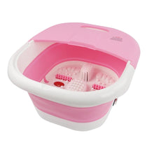 Cargar imagen en el visor de la galería, Tina Spa Pies Plegable Burbuja Calor Y Luz Roja Rosada