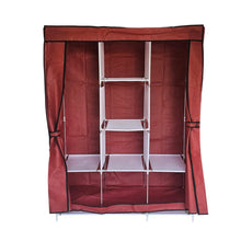 Cargar imagen en el visor de la galería, Closet Organizador Con Forro 88130 Zapatero Perchero Rojo