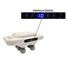 Cargar imagen en el visor de la galería, Masajeador Corporal Multiuso JBY 328 6 Cabezales Inalambrico Blanco