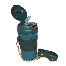 Cargar imagen en el visor de la galería, Termo Térmico Acero Inoxidable Correa 400ML Verde