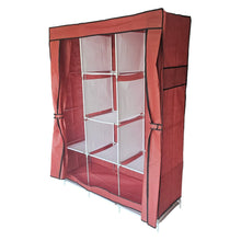 Cargar imagen en el visor de la galería, Closet Organizador Con Forro 88130 Zapatero Perchero Rojo