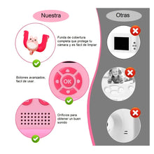 Cargar imagen en el visor de la galería, Cámara Digital Modo Selfie Impresora Niños ADM-02 Fucsia