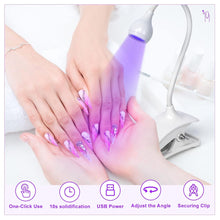 Cargar imagen en el visor de la galería, Lampara Uv Press On Inalambrica FX211B Flexible Blanco