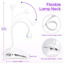 Cargar imagen en el visor de la galería, Lampara Uv Press On Inalambrica FX211B Flexible Blanco