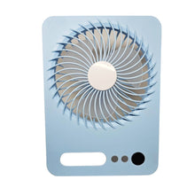 Cargar imagen en el visor de la galería, Ventilador Lampara De Escritorio USB Plegable JK-F668 Azul
