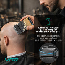 Cargar imagen en el visor de la galería, Afeitadora Shaver V-374 2,5 Horas Uso Continuo Inalámbrica Dorada