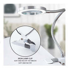 Cargar imagen en el visor de la galería, Lampara De Lupa Led Metalica Con Prensa USB
