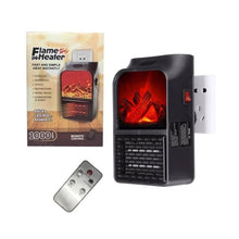 Cargar imagen en el visor de la galería, Calefactor Flame Heater 1000W Eléctrico Portátil
