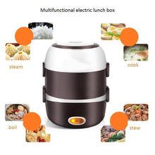 Cargar imagen en el visor de la galería, Lonchera Eléctrica Portátil Porta Comida Vaporera DFH-C17