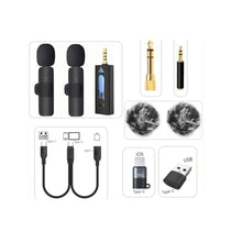 Cargar imagen en el visor de la galería, Micrófono Inalámbrico K35Pro Lavalier Grabación De Video