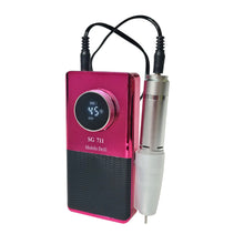 Cargar imagen en el visor de la galería, Drill Pulidor Uñas SG711 45.000 RPM Inalambrico Fucsia