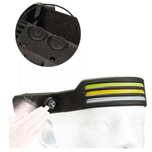 Cargar imagen en el visor de la galería, Linterna Frontal Led 3 Modos Luz Brillante Camping Recargable W689-3