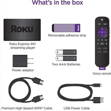 Cargar imagen en el visor de la galería, Convertidor Smart TV Roku Express 4k+ HD Streaming