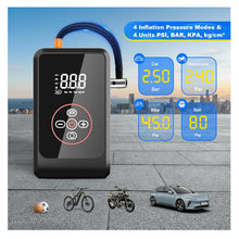 Cargar imagen en el visor de la galería, Compresor De Aire Inalambrico 150 Psi Carro Moto Cicla Power Bank 008