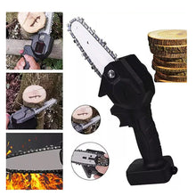 Cargar imagen en el visor de la galería, Mini Moto Sierra Electrica Inalambrica Portatil Recargable