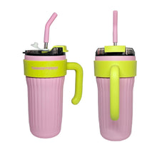 Cargar imagen en el visor de la galería, Termo Térmico Pitillo Acero Inoxidable 860ML Rosa