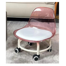 Cargar imagen en el visor de la galería, Silla Pedicura Ruedas Alcochada Giratorio 360 ° Rosado