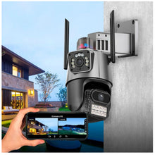Cargar imagen en el visor de la galería, Cámara Seguridad WiFi HA-P11 Doble Lente Vision Nocturna