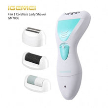 Cargar imagen en el visor de la galería, Depiladora Eléctrica Geemy 4 en 1 GM-7006 Verde