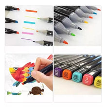 Cargar imagen en el visor de la galería, Marcadores Doble Punta Set 36 Unidades Estuche