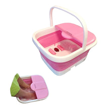 Cargar imagen en el visor de la galería, Tina Plegable Masajeadora RF-368Z Burbuja Calor Rosada