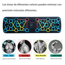 Cargar imagen en el visor de la galería, Tablero Flexiones Multifuncional Portátil + Bandas Elásticas