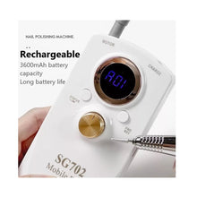Cargar imagen en el visor de la galería, Drill Pulidor SG702 35.000 RPM Recargable Inalambrico Blanco