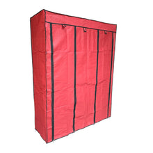 Cargar imagen en el visor de la galería, Closet Organizador Con Forro Zapatero Perchero Rojo 88130