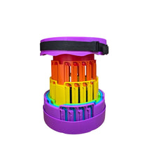Cargar imagen en el visor de la galería, Silla Taburete Tipo Telescopio Retráctil Portátil DZ-7 Morado