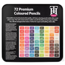Cargar imagen en el visor de la galería, Set Colores Premium 72 Lapices Arte Profesional
