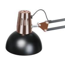 Cargar imagen en el visor de la galería, Lampara Escritorio Negra Con Prensa