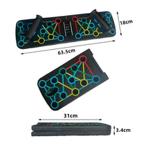 Cargar imagen en el visor de la galería, Tablero Flexiones Multifuncional Portátil + Bandas Elásticas
