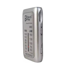 Cargar imagen en el visor de la galería, Radio Bolsillo AM FM Audifonos Beck Play BP-R058 Gris